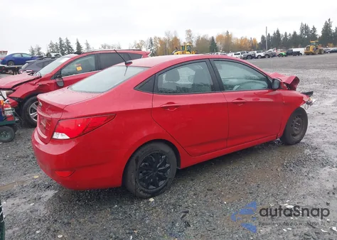 2016 Hyundai Accent Se z USA, uszkodzony, nr VIN KMHCT4AE3GU052906